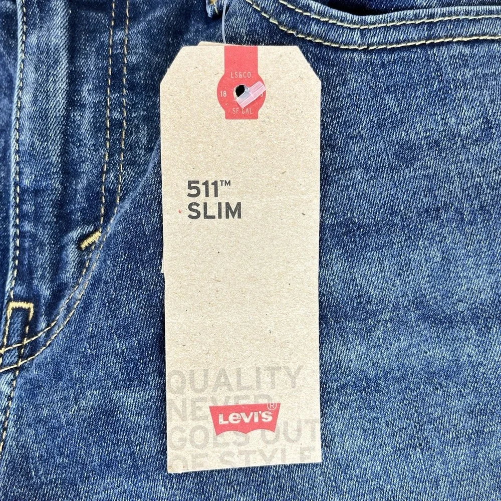 Levi's 511‎ New With Tags blue jeans Mens (30x32)  slim fit original stretch